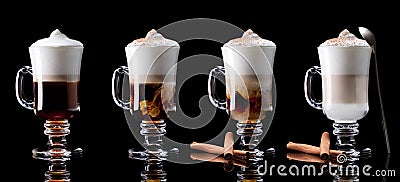 Latte macchiato Stock Photo