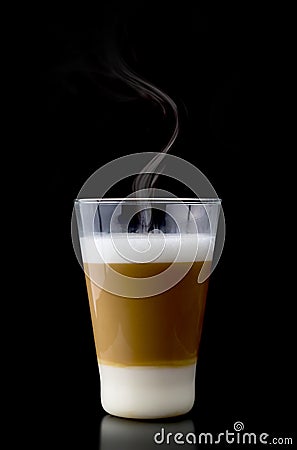 Latte macchiato Stock Photo