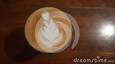 Latteart coffee Stock Photo