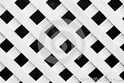 Lattice fence pattern Stock Photo