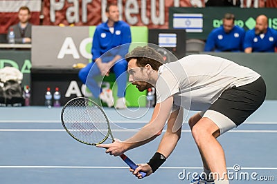 Latvian professional tennis player Ernests Gulbis Editorial Stock Photo