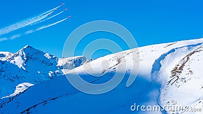 LAUBERHORN, SWITZERLAND Editorial Stock Photo