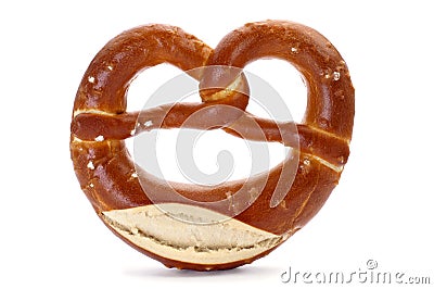A laugenbrezel, a german pretzel Stock Photo