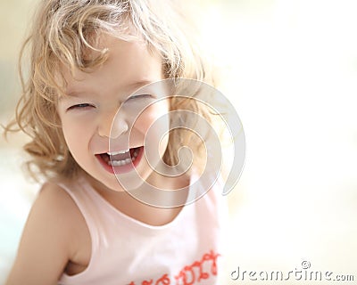 Laughing child Stock Photo