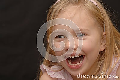 Laughing Girl Stock Photo