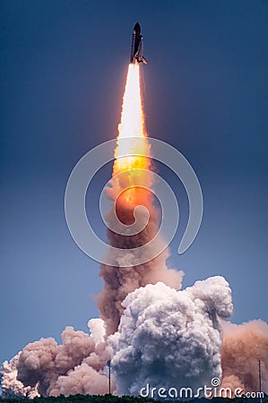 Launch of Atlantis-STS-135 Stock Photo