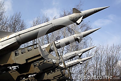 Launcher rockets Stock Photo