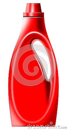 Laundry detergent bottle Stock Photo