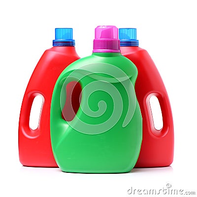 Laundry detergent bottle Stock Photo