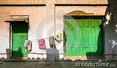 Laundry in Mumbai, India Stock Photo