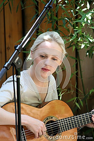 Laura Marling performing at a private session in New York Editorial Stock Photo