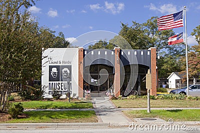 Laurel and Hardy Museum Editorial Stock Photo