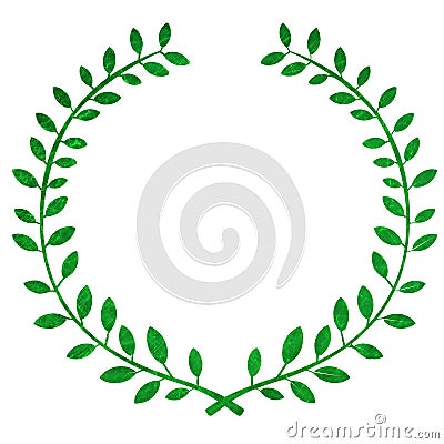 Laurel wreath Stock Photo