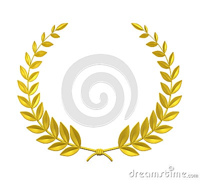 Laurel Wreath Stock Photo