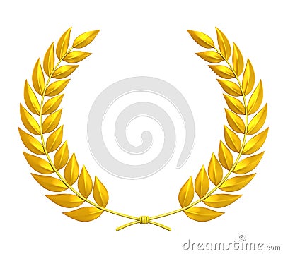 Laurel Wreath Stock Photo