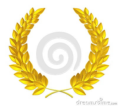 Laurel Wreath Stock Photo