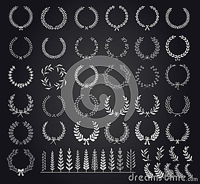 Laurel Wreaths Vector Stock Photo