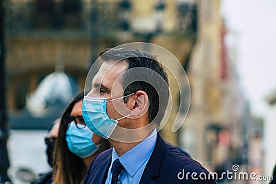 Laurent Jacobelli, spokesperson for the Rassemblement National Editorial Stock Photo