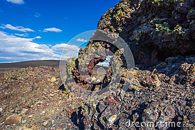 Lava Arch Stock Photo