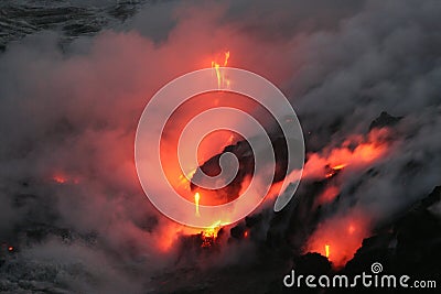 Lava flow 1 Stock Photo