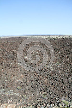 Lava flow Stock Photo