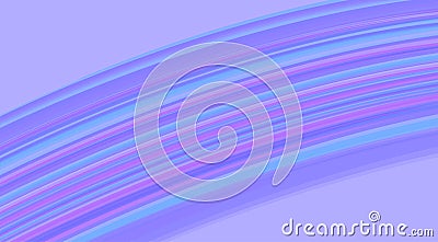 Lavender blue background with lilac and blue curved stripes. Striped pattern Vector Illustration