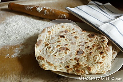 Lavash (traditional armenian bread) Stock Photo