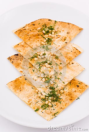 Lavash, wheat bread Stock Photo