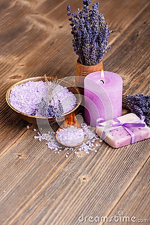 Lavender concept Stock Photo