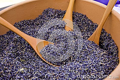Lavender seeds Stock Photo