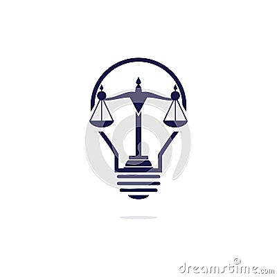 : Law and Attorney Logo Design. Stock Photo