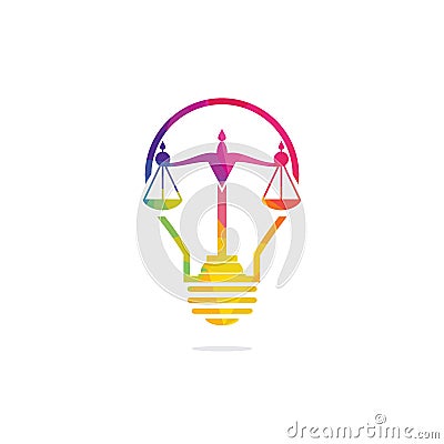 : Law and Attorney Logo Design. Stock Photo