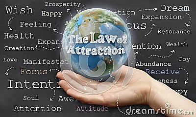 Law of Attraction Stock Photo