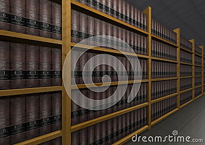 Law Books Stock Photo