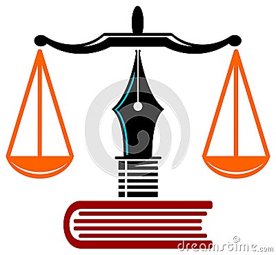 Law education Vector Illustration