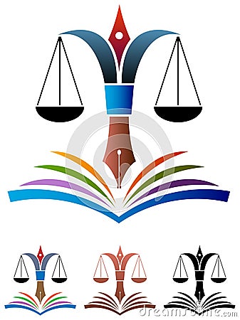 Law education Vector Illustration