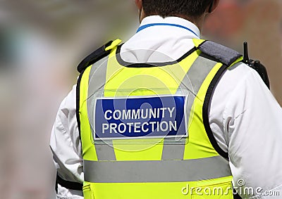 Law Enforcement Officer. Stock Photo