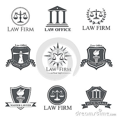 Law Firm Vector Illustration