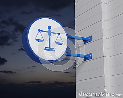Business legal service concept, 3D rendering Stock Photo