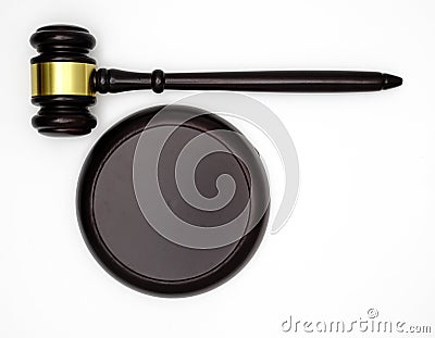 Law isolated court judgement concept Stock Photo