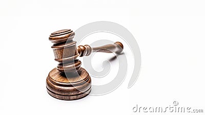 Law and justice system symbol, Law and justice symbols with copy space( created with AI) Stock Photo