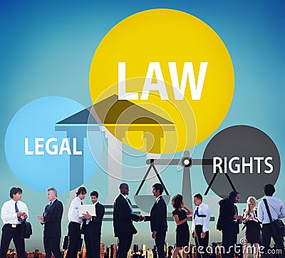 Law Legal Rights Judge Judgement Punishment Judicial Concept Stock Photo