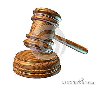 Law mallet Stock Photo