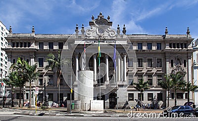 Law School Sao Paulo Brazil Editorial Stock Photo