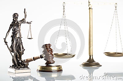 Law theme. Stock Photo