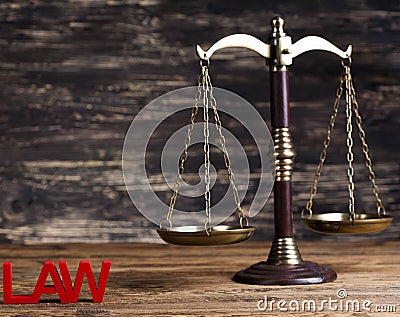 Law wooden gavel barrister, justice concept, legal system concept Stock Photo