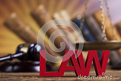 Law wooden gavel barrister, justice concept, legal system concept Stock Photo