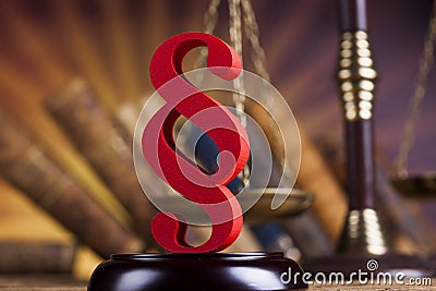 Law wooden gavel barrister, justice concept, legal system concept Stock Photo