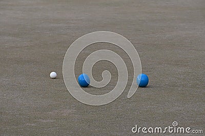 Lawn bowls backdrop Stock Photo