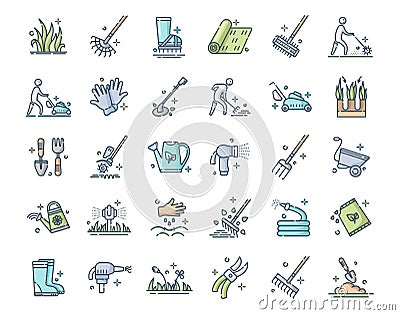 Lawn Care Vector Vector Illustration